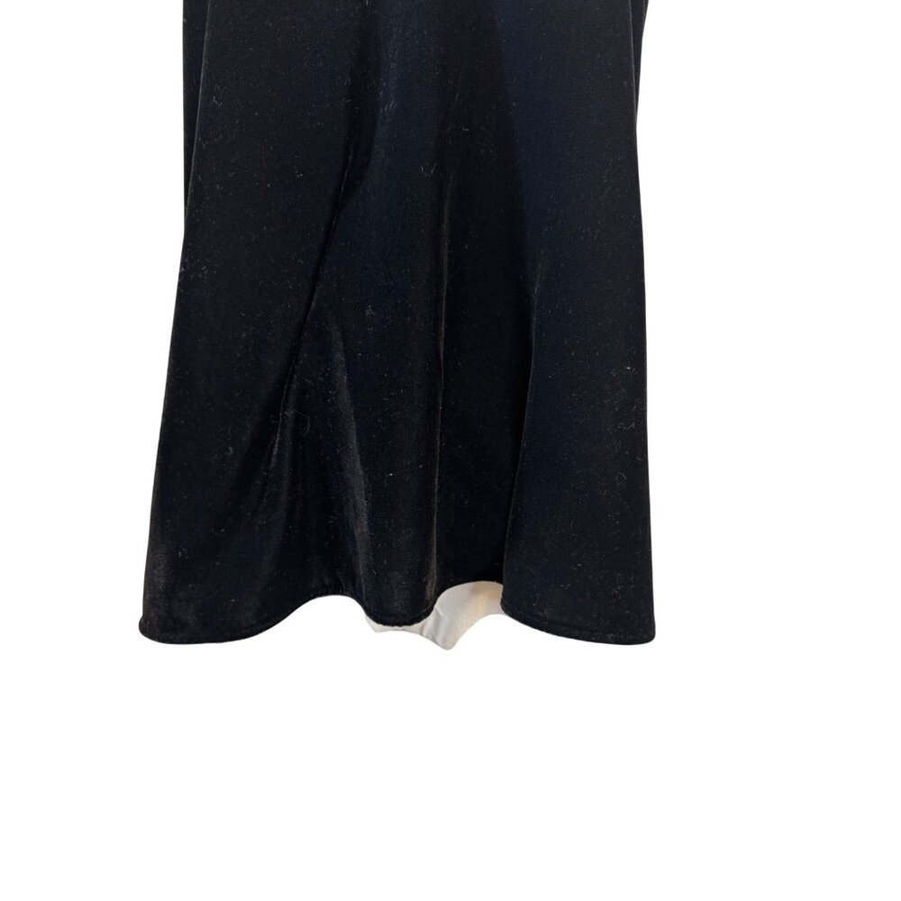 Zara Size S Black Velvet Strappy Back Sleeveless Polyester Top - Picture 9 of 13